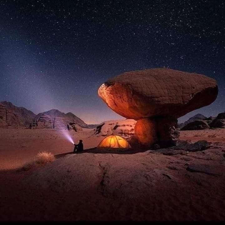 Enad Desert Camp Wadi Rum Eksteriør billede