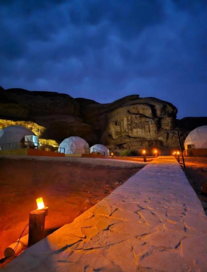 Enad Desert Camp Wadi Rum Eksteriør billede
